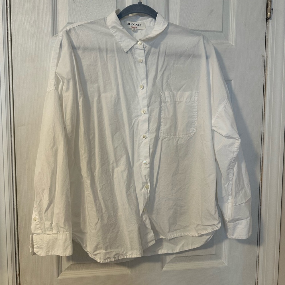 Alex Mill Jo Shirt - White Poplin